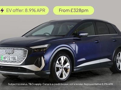 Blue Used 2022 Audi Q4 e-tron S-Line SUV | £22,082 (Good price)