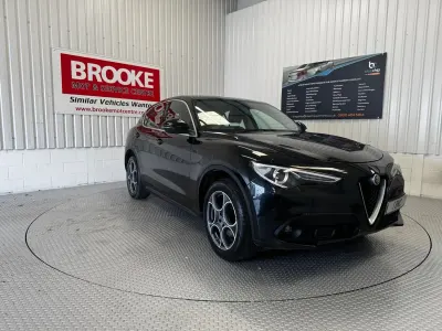 Used Alfa Romeo Stelvio Edizione Speciale 210 HP (154 kW) 2018 Black SUV