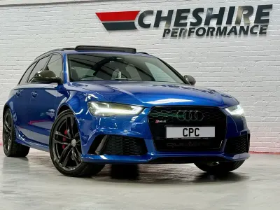 Used Audi RS6 Comfort 552 HP (405 kW) 2015 Blue Estate