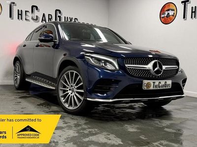 Blue Used 2018 Mercedes GLC220 AMG Line Premium Coupe | £19,989 (Fair price)