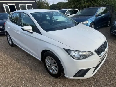 Used Seat Ibiza SE Technology 75 HP (55 kW) 2018 White Hatchback