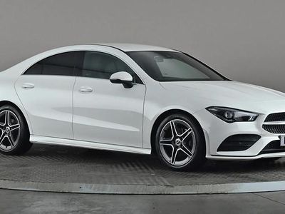 Used Mercedes CLA180 AMG line 136 HP (100 kW) 2021 White Sedan