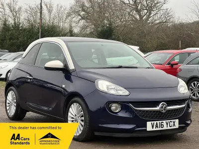 Used Vauxhall Adam Glam 2016 Blue Hatchback
