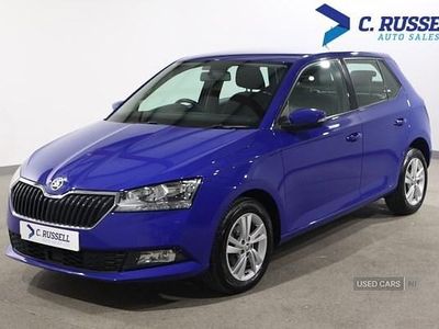 Blue Used 2021 Skoda Fabia SE Hatchback | £8,995 (Fair price)