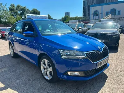 Used Skoda Fabia SE L 2019 Blue Hatchback
