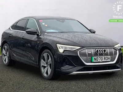 Used Audi e-tron Sportback S-Line 300 kW (408 HP) 2020 Black SUV