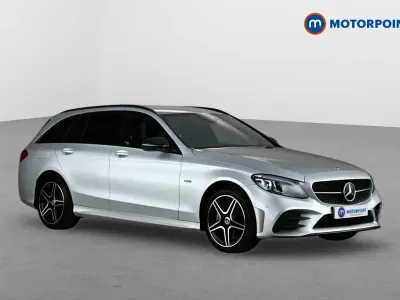 Used Mercedes C300e AMG line 2021 Silver Estate