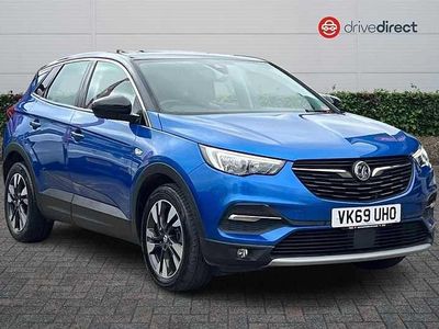 Used Vauxhall Grandland X Sport 131 HP (96 kW) 2019 Blue SUV