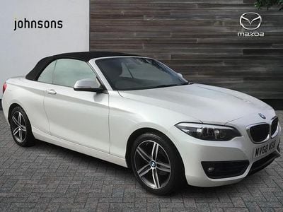 Used BMW 218 Sport Line 134 HP (98 kW) 2018 White Cabriolet