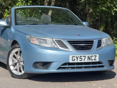 Begagnad Saab 9-3 Cabriolet Vector 2007 Blå Cab