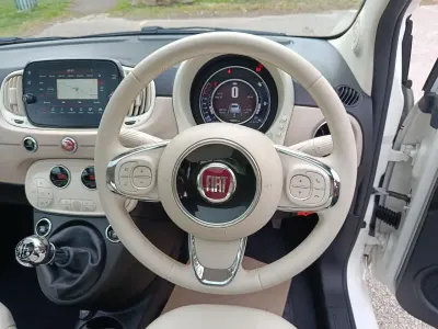 Used Fiat 500 Dolcevita 70 HP (51 kW) 2021 White Hatchback