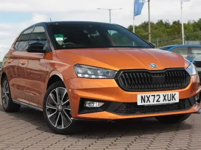 Used Skoda 110 R Monte Carlo 81 HP (59 kW) 2022 Phoenix orange metallic black magic pearl effect Hatchback