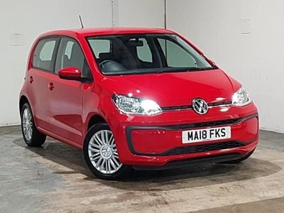 Used VW up! move up! 60 HP (44 kW) 2018 Red Hatchback