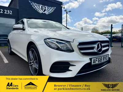 Begagnad Mercedes E350 AMG line 258 HK (189 kW) 2018 Vit Sedan
