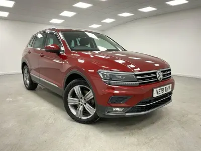 Used VW Tiguan SEL 2018 Red SUV