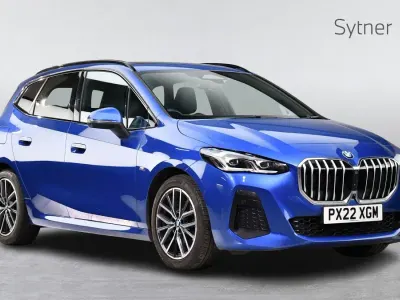 Used BMW 218 Active Tourer M Sport 148 HP (108 kW) 2022 Blue MPV