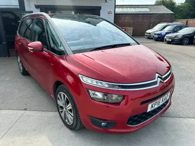 Gebraucht Citroën Grand C4 Picasso Exclusive 2016 Rot Van / Kleinbus