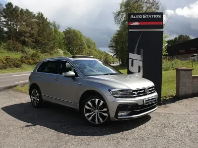 Used VW Tiguan R-line 150 HP (110 kW) 2017 Silver SUV
