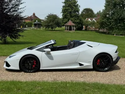 Used Lamborghini Huracán 610 HP (448 kW) 2016 White Cabriolet