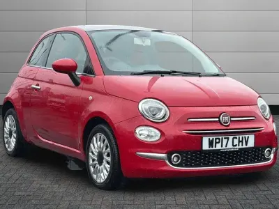 Used Fiat 500 Lounge 69 HP (50 kW) 2017 Red Hatchback