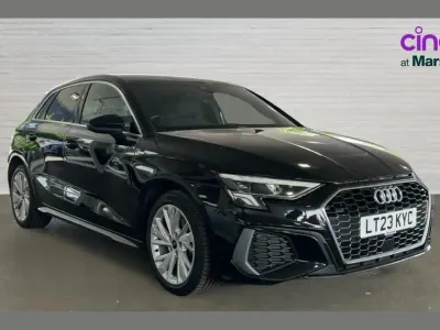 Used Audi A3 e-tron S-Line 200 HP (147 kW) 2023 Black Hatchback