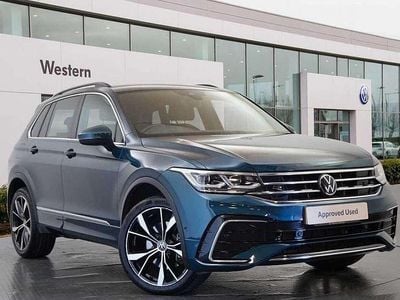Blue Used 2022 VW Tiguan R-line SUV | £24,490 (Good price)