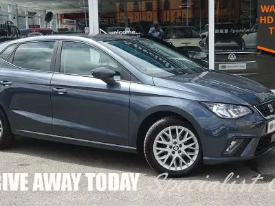 Used Seat Ibiza SE Technology 95 HP (69 kW) 2019 Magnetic grey Hatchback