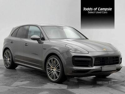 Grey Used 2020 Porsche Cayenne Turbo E-Hybrid SUV | £66,950