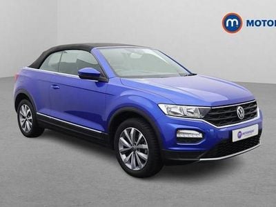 Used VW T-Roc Cabriolet Design 150 HP (110 kW) 2021 Blue Cabriolet