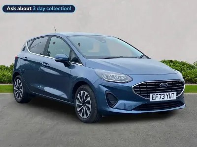 Used Ford Fiesta Titanium 2024 Blue Hatchback