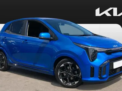 Used Kia Picanto GT-Line S 77 HP (56 kW) 2024 Blue Hatchback