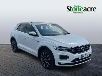 Used VW T-Roc R-line 150 HP (110 kW) 2020 White SUV