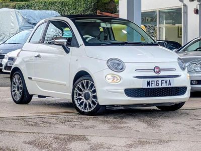 Used Fiat 500C Pop Star 2016 White Cabriolet
