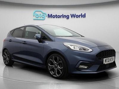 Used Ford Fiesta ST-Line 95 HP (69 kW) 2021 Blue Hatchback