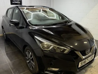 Used Nissan Micra Acenta 71 HP (52 kW) 2017 Black Hatchback