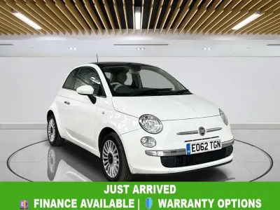 Used Fiat 500 Lounge 69 HP (50 kW) 2012 White Hatchback