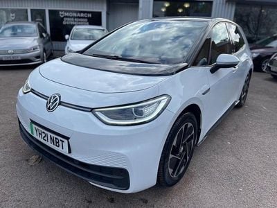 Used VW ID.3 Pro Performance 150 kW (204 HP) 2021 White Hatchback