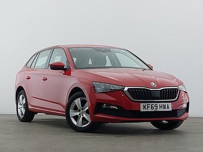 Used Skoda Scala SE 95 HP (69 kW) 2020 Red Hatchback