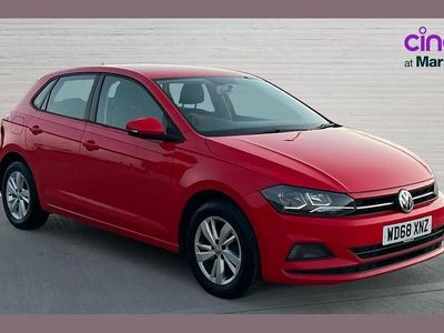 Used VW Polo SE 65 HP (47 kW) 2019 Red Hatchback