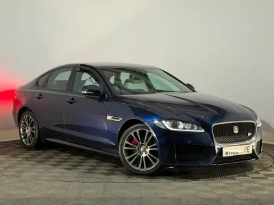 Used Jaguar XF S 300 HP (220 kW) 2016 Blue Sedan