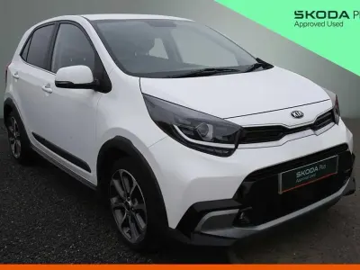 Used Kia Picanto X-Line 67 HP (49 kW) 2021 White Hatchback