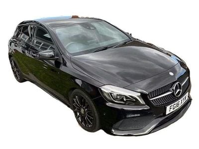 Used Mercedes A200 AMG line 2016 Black Hatchback