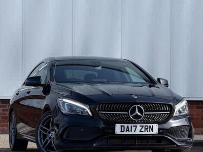 Used Mercedes CLA220 AMG line 177 HP (130 kW) 2017 Black Sedan