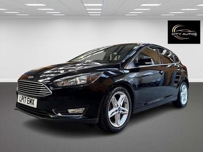 Used Ford Focus Titanium 125 HP (91 kW) 2017 Black Hatchback