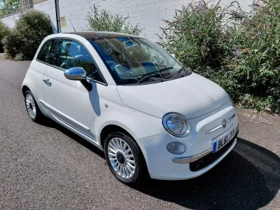 Used Fiat 500 Lounge 69 HP (50 kW) 2012 White Hatchback