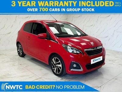 Used Peugeot 108 Allure 82 HP (60 kW) 2016 Red Hatchback