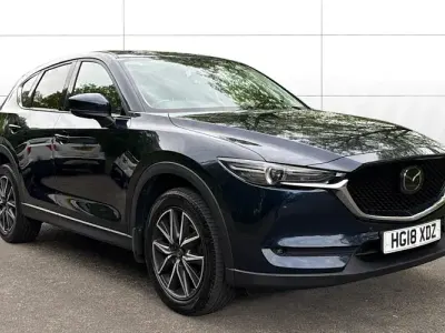 Second-hand Mazda CX-5 Inclusive 175 CP (128 kW) 2018 Albastru SUV