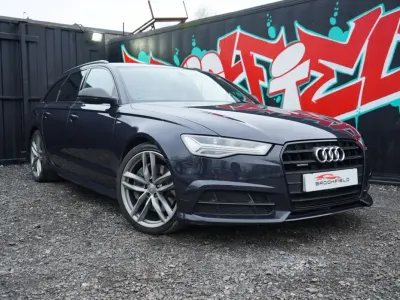 Usado Audi A6 Black Edition 320 CV (235 kW) 2018 Azul Familiar