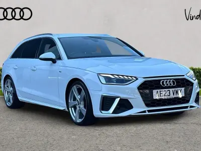 Used Audi A4 S-Line 161 HP (118 kW) 2023 White Estate