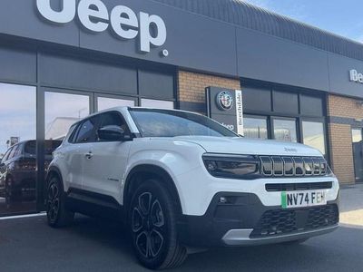 White Used 2024 Jeep Avenger Summit SUV | £17,990 (Fair price)